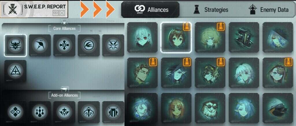 Arknights Stronghold Protocol Alliances